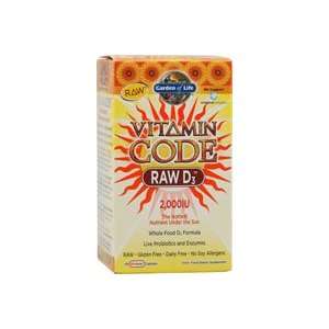  Garden of Life Vitamin Code   RAW D3 60 Capsules Health 
