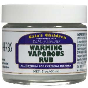  Gaia Herbs Warming Vaporous Rub Cream Health & Personal 