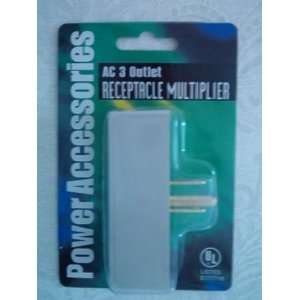  AC 3 Outlet Receptacle Multiplier 