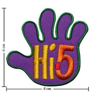Hi5 Social Network Logo Embroidered Iron on Patches From Thailand Free 