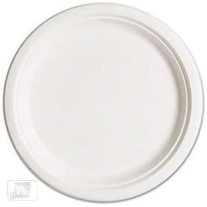  Eco Products EP P005PK 10 Round Sugarcane Dinner Plates 