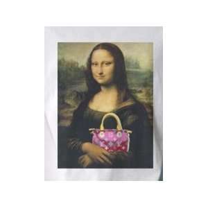  Mona Lisa & Louis Vuitton   Pop Art Graphic T shirt (Women 