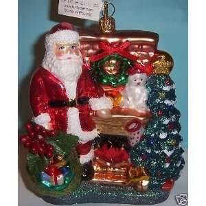  Kurt Adler Polonaise Ornament Santa Claus Warm Wishes 