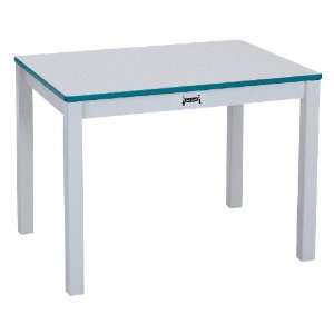  Rectangle Table   14 High   Teal   School & Play Furniture Baby