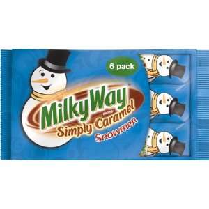 Milky Way Simply Caramel Snowman Grocery & Gourmet Food
