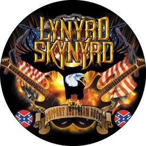  Lynyrd Skynyrd Guitars & Eagle Button B 0563 Toys & Games