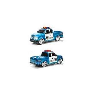  112 Scale Police Wagon Radio Control Car With Music Toys 