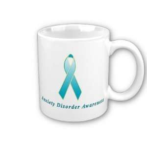  Anxiety Disorder Awareness Ribbon Coffee Mug Everything 
