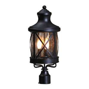 Bel Air Rubbed Oil Bronze Outdoor Lamp Post Top Light, 5123 ROB, Clear 