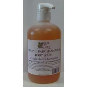  Natural Way Organics Organic Baby Shampoo & Body Wash Miracle Relax 