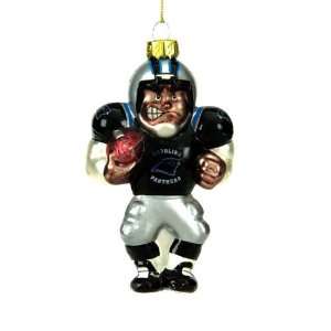     Carolina Panthers NFL Glass Player Ornament (5 African American