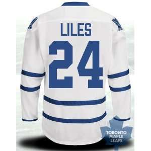   24 John Michael Liles White Hockey Jersey SIZE 48/M (ALL are Sewn On