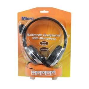  iMicro 100mW Maximum Power Leather Headset with Microphone 
