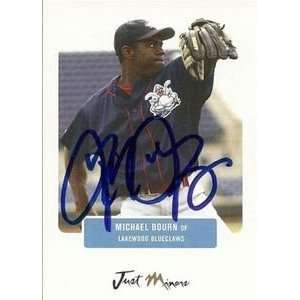   Astros Mike Bourn Signed 2004 Just Minors Card 