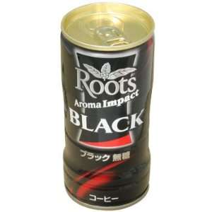 Roots Aroma Impact Black Canned Coffee 6.5 oz  Grocery 