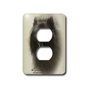 Milas Art Dogs   German Spitz   Light Switch Covers   2 plug outlet 