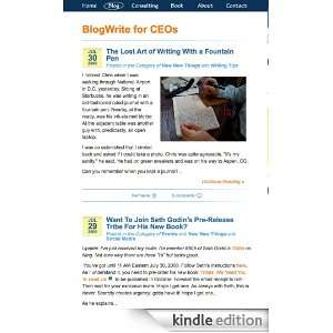  BlogWrite for CEOs Kindle Store