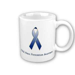  Child Abuse Prevention Awareness Ribbon Coffee Mug 