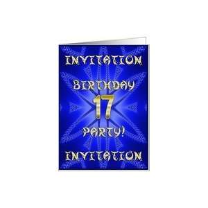  17 Years old Birthday Party invitation Card Toys & Games