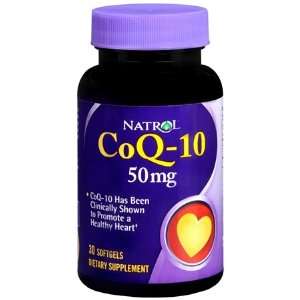  Natrol Heart Health CoEnzyme Q 10 50 mg 30 capsules 