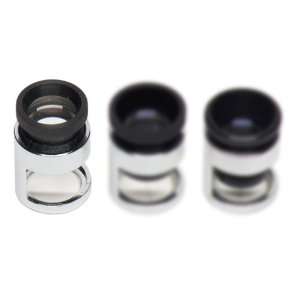 10x Focusing Triple Lens Loupe Magnifier   #1510