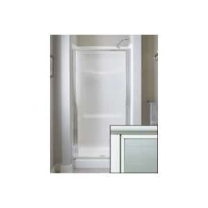   hammered glass 64 x 27 to 28 1/2 Pivot swing shower doors 950C 28S