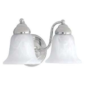 Capital Lighting 1362CH 117 2 Light Vanity Fixture, Chrome Finish with 