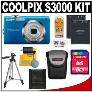  Nikon Coolpix S3000 12.0 Megapixel Digital Camera with 4x 