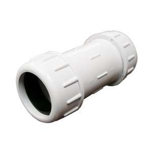  PlumBest C12150R PVC Compression Coupling, 1 1/2 Inch IPS 