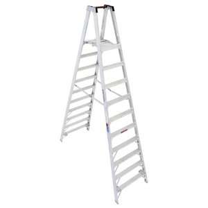 Werner PT310 300 Pound Duty Rating Twin Step Aluminum Stockrs Ladder 