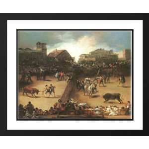   de 36x28 Framed and Double Matted The Bullfight