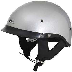  AFX FX 200 Solid Helmet   X Small/Light Silver Automotive