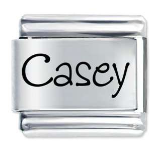  Name Casey Italian Charms Pugster Jewelry