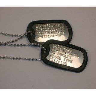 military dog tags shiny, high polish by usa dog tags