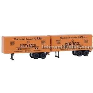  Atlas N Scale 24 Trailers   Canadian National (2) Toys 