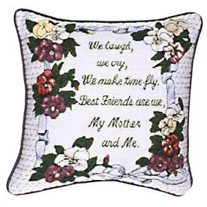   My Mother and Me Pillow   Gift for Mom   Made in USA