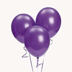 Latex Purple Metallic Balloons   Balloons & Streamers & Latex Balloons 