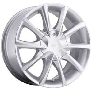  17x7.5 Silver Wheel Platinum E Twine 5x115 5x110 
