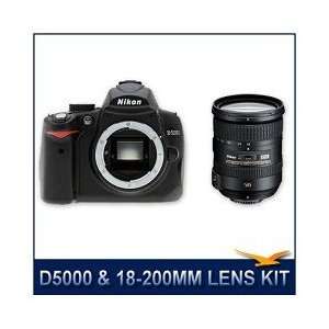  Nikon D5000 Digital SLR Camera, 12.3 megapixel DX format 