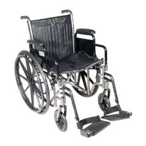 Silver Sport 2 18 Seat size Wheelchair with Detachable Desk Arms and 