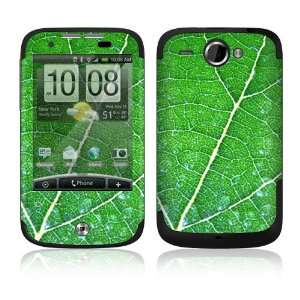  HTC WildFire Decal Skin   Green Leaf Texture Everything 