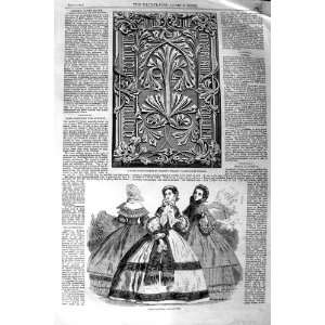  1860 BOOK COVER MARTINS CERAMIC PAPIER MACHE FASHION 