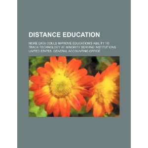  Distance education more data could improve Educations 
