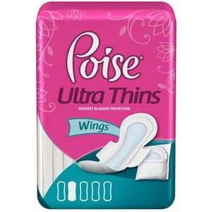   Poise Pads with wings   Regular   24 per pack   Kimberly Clark 19624