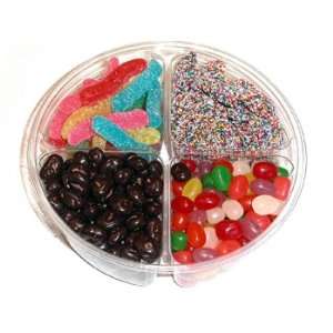 Fancy Four Section Candy Platter  Grocery & Gourmet Food