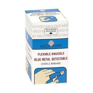 Medique 1x3 Flx Knuckle 50/bx Blue Mtl Detect Bandage  
