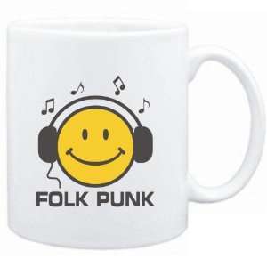  Mug White  Folk Punk   Smiley Music
