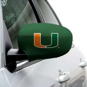  NCAA Miami Hurricanes Side Mirror Cover   Set of 2   Size 