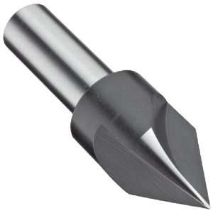   Steel Center Reamer, Round Shank, Uncoated (Bright), 100 Degree, 3/8