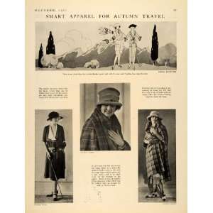  1921 Article Autumn Travel Fashion Dress Clothing Girl 